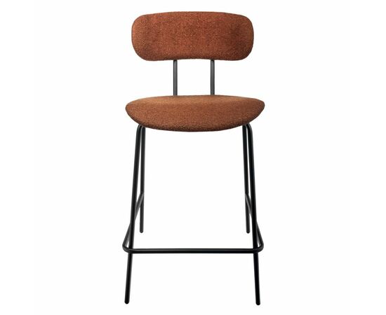 Стул полубарный Ant букле терракотовый, изображение 2 | Интернет магазин мебели и декора LifeDekor