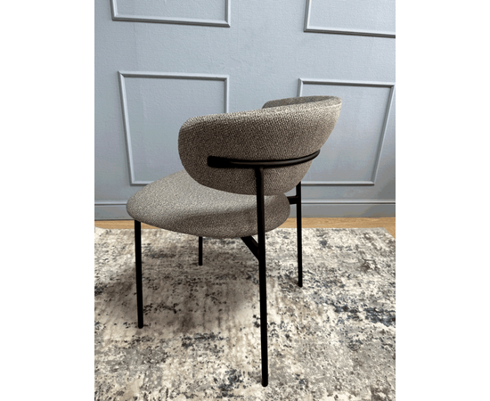 Дизайнерский стул Lory букле капучино, изображение 7 | Интернет магазин мебели и декора LifeDekor