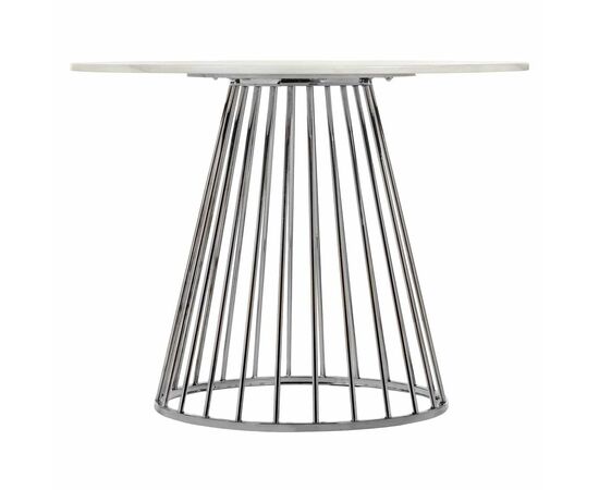 Стол Liverpool 100см, хромированные ножки, изображение 3 | Интернет магазин мебели и декора LifeDekor