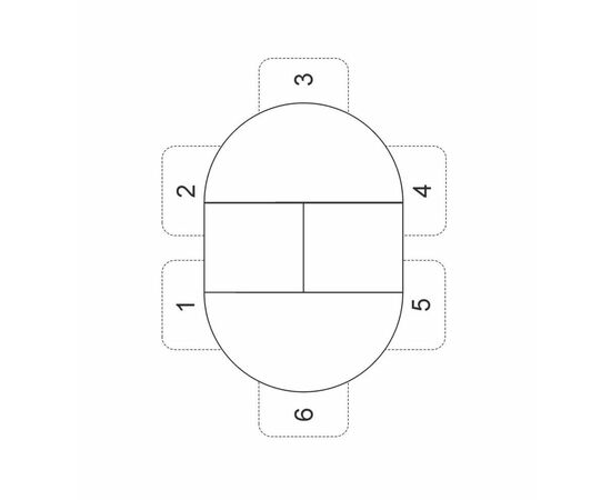 Стол овальный керамический Avilon 110-155*0*76 белый мрамор/черный, изображение 9 | Интернет магазин мебели и декора LifeDekor
