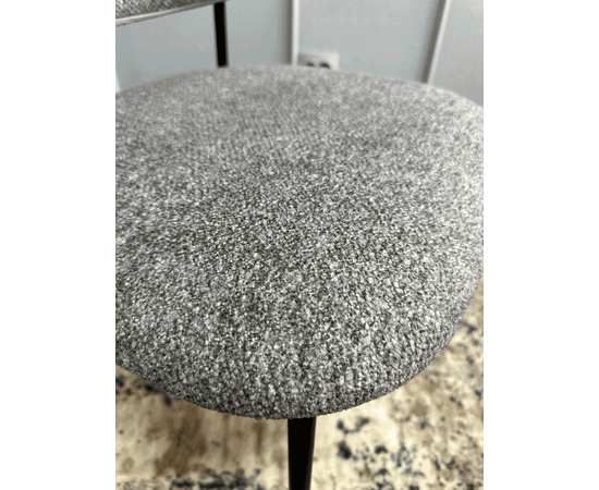 Дизайнерский стул Lory букле серый, изображение 17 | Интернет магазин мебели и декора LifeDekor