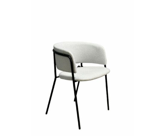 Дизайнерский стул Dragon букле светло-серый, изображение 2 | Интернет магазин мебели и декора LifeDekor