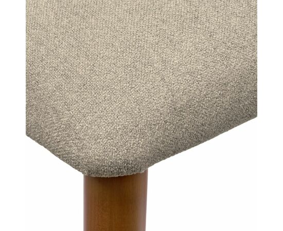 Стул Lucas 3 латте букле с ножками цвета орех, изображение 9 | Интернет магазин мебели и декора LifeDekor