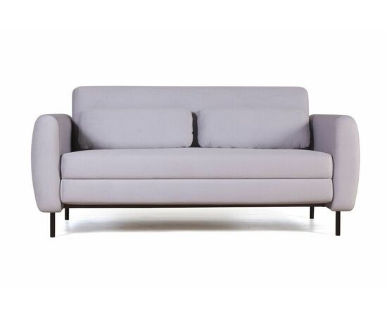 Siena диван-кровать прямой с подлокотниками, бархат 04, изображение 2 | Интернет магазин мебели и декора LifeDekor