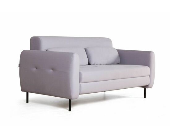 Siena диван-кровать прямой с подлокотниками, бархат 04 | Интернет магазин мебели и декора LifeDekor