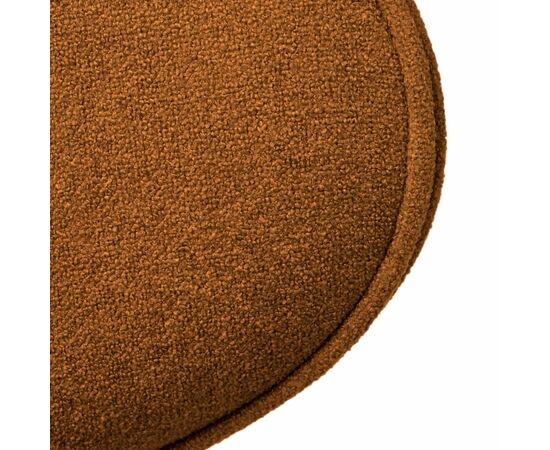 Стул полубарный Lucas 3 терракотовый букле, ножки цвета орех, изображение 7 | Интернет магазин мебели и декора LifeDekor