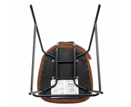 Стул полубарный Ant букле терракотовый, изображение 5 | Интернет магазин мебели и декора LifeDekor