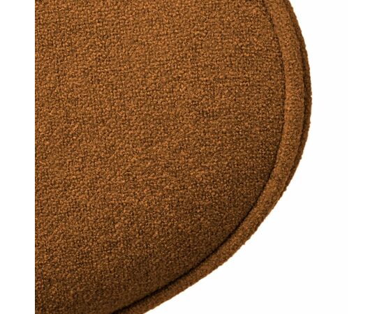 Стул Lucas 3 терракотовый букле с ножками цвета орех, изображение 7 | Интернет магазин мебели и декора LifeDekor