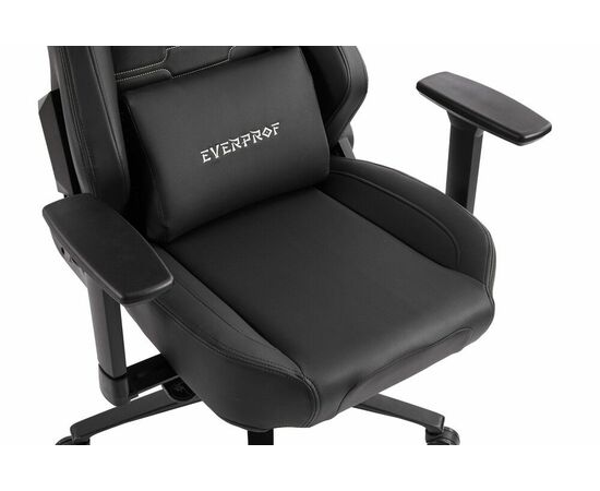 Геймерское кресло Everprof Blackshot Экокожа Черный, изображение 10 | Интернет магазин мебели и декора LifeDekor