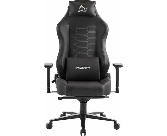 Геймерское кресло Everprof Blackshot Экокожа Черный, изображение 2 | Интернет магазин мебели и декора LifeDekor