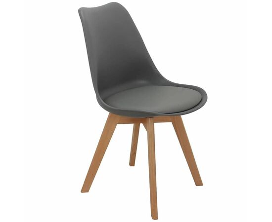 Комплект из 4-х стульев Eames Bon серый, изображение 2 | Интернет магазин мебели и декора LifeDekor