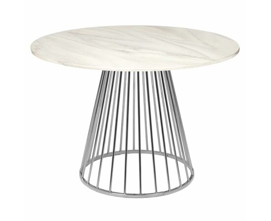 Стол Liverpool 100см, хромированные ножки | Интернет магазин мебели и декора LifeDekor