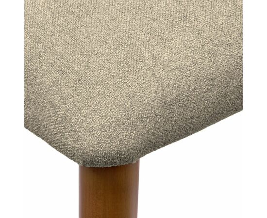 Стул полубарный Lucas 3 латте букле ножки цвета орех, изображение 9 | Интернет магазин мебели и декора LifeDekor