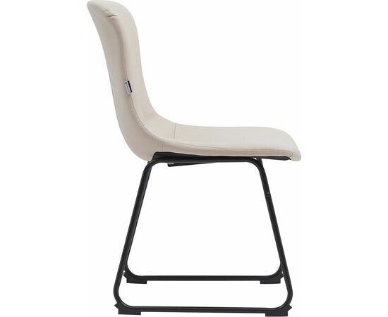 Кресло для посетителей Everprof Expo CF Экокожа Бежевый, изображение 3 | Интернет магазин мебели и декора LifeDekor