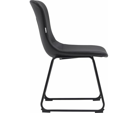 Кресло для посетителей Everprof Expo CF Экокожа Черный, изображение 3 | Интернет магазин мебели и декора LifeDekor