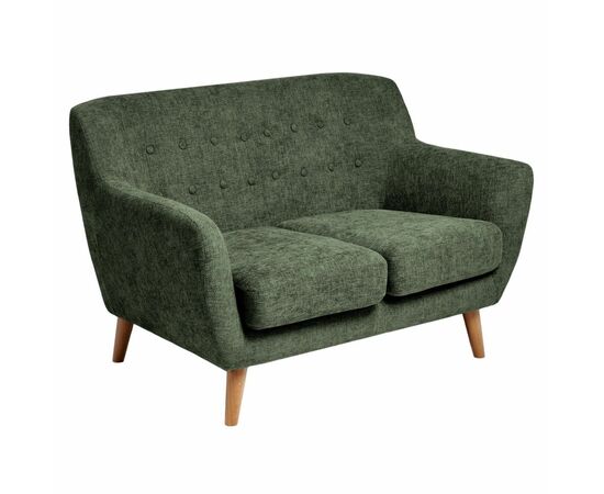 Диван Picasso двухместный зелёный, шенилл, изображение 3 | Интернет магазин мебели и декора LifeDekor