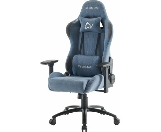 Геймерское кресло Everprof Ghost Ткань Синий, изображение 6 | Интернет магазин мебели и декора LifeDekor