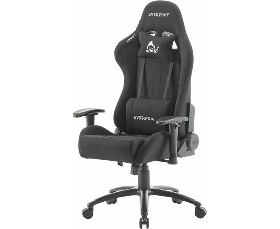 Геймерское кресло Everprof Ghost Ткань Черный, изображение 6 | Интернет магазин мебели и декора LifeDekor