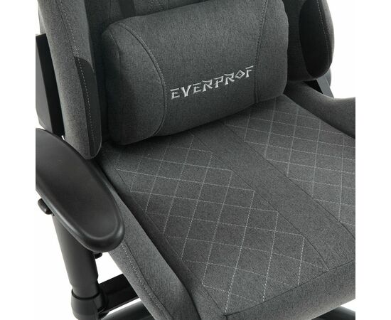 Геймерское кресло Everprof Ghost Ткань Серый, изображение 13 | Интернет магазин мебели и декора LifeDekor