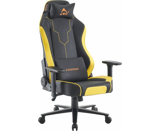 Геймерское кресло Everprof Rapid Экокожа Желтый | Интернет магазин мебели и декора LifeDekor