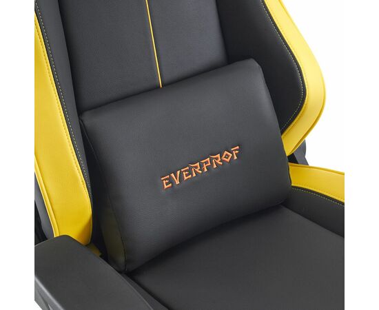 Геймерское кресло Everprof Rapid Экокожа Желтый, изображение 11 | Интернет магазин мебели и декора LifeDekor