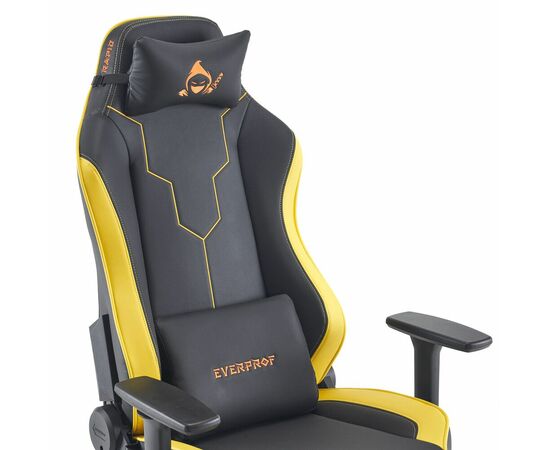Геймерское кресло Everprof Rapid Экокожа Желтый, изображение 13 | Интернет магазин мебели и декора LifeDekor