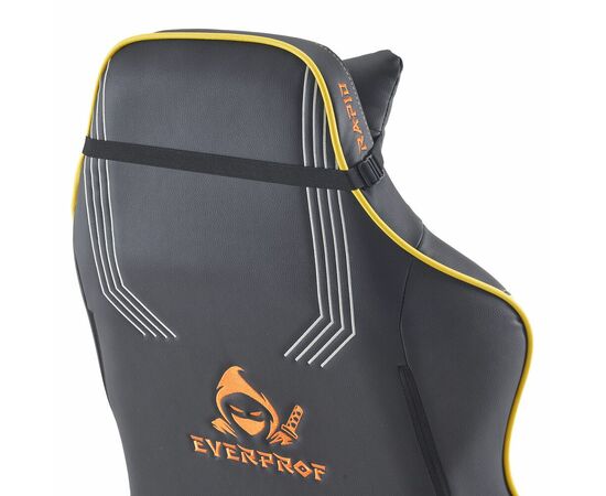 Геймерское кресло Everprof Rapid Экокожа Желтый, изображение 9 | Интернет магазин мебели и декора LifeDekor