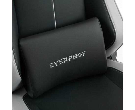 Геймерское кресло Everprof Rapid Экокожа Серый, изображение 10 | Интернет магазин мебели и декора LifeDekor