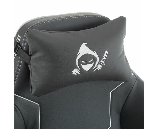Геймерское кресло Everprof Rapid Экокожа Серый, изображение 11 | Интернет магазин мебели и декора LifeDekor