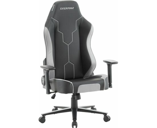 Геймерское кресло Everprof Rapid Экокожа Серый, изображение 13 | Интернет магазин мебели и декора LifeDekor