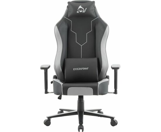 Геймерское кресло Everprof Rapid Экокожа Серый, изображение 2 | Интернет магазин мебели и декора LifeDekor