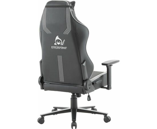 Геймерское кресло Everprof Rapid Экокожа Серый, изображение 4 | Интернет магазин мебели и декора LifeDekor