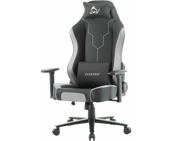 Геймерское кресло Everprof Rapid Экокожа Серый, изображение 6 | Интернет магазин мебели и декора LifeDekor