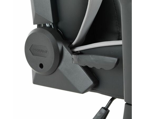 Геймерское кресло Everprof Rapid Экокожа Серый, изображение 9 | Интернет магазин мебели и декора LifeDekor