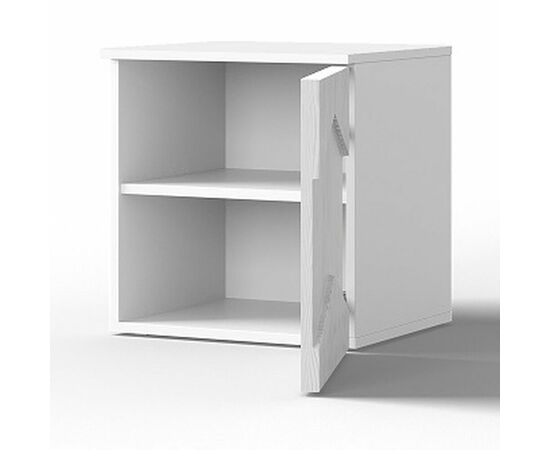 Тумба «Оливия» ПР КМК 0971.18, белый/ясень белый текстурный, изображение 3 | Интернет магазин мебели и декора LifeDekor