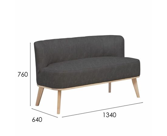 Диван Жирон ткань kiprus 13, каркас лак, изображение 7 | Интернет магазин мебели и декора LifeDekor