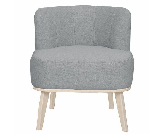 Кресло Жирон ткань серый, каркас лак, изображение 4 | Интернет магазин мебели и декора LifeDekor