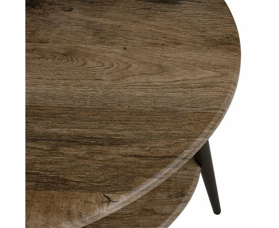 Стол журнальный BeautyStyle 29 дуб крымский состаренный/эбеновое дерево, изображение 4 | Интернет магазин мебели и декора LifeDekor