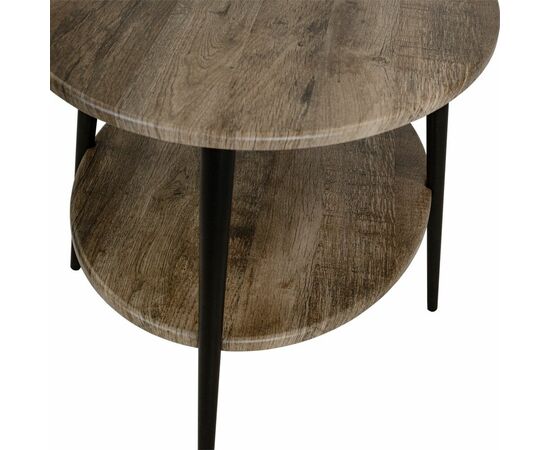 Стол журнальный BeautyStyle 29 дуб крымский состаренный/эбеновое дерево, изображение 6 | Интернет магазин мебели и декора LifeDekor