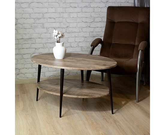 Стол журнальный BeautyStyle 29 дуб крымский состаренный/эбеновое дерево, изображение 13 | Интернет магазин мебели и декора LifeDekor