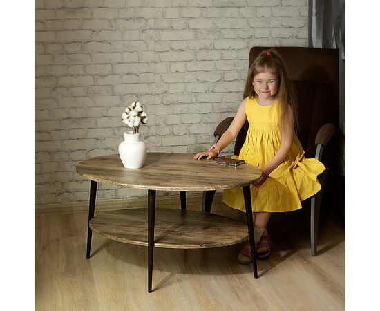 Стол журнальный BeautyStyle 29 дуб крымский состаренный/эбеновое дерево, изображение 14 | Интернет магазин мебели и декора LifeDekor