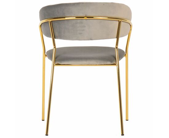 Комплект из 2-х стульев Turin латте, золотые ножки, изображение 7 | Интернет магазин мебели и декора LifeDekor