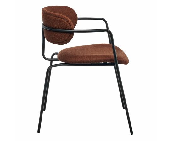 Стул Ant букле терракотовый, изображение 3 | Интернет магазин мебели и декора LifeDekor