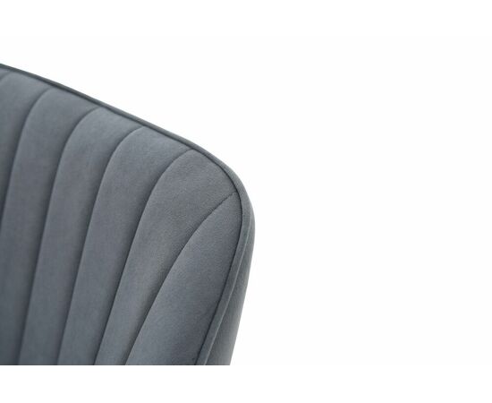 Стул Роан, Черный матовый муар/Вивальди 08, изображение 6 | Интернет магазин мебели и декора LifeDekor