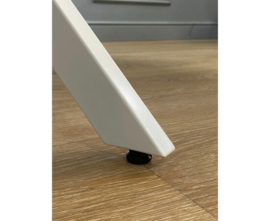 Стол овальный керамический Avilon 110-155*90*76 белый мрамор/белый, изображение 12 | Интернет магазин мебели и декора LifeDekor