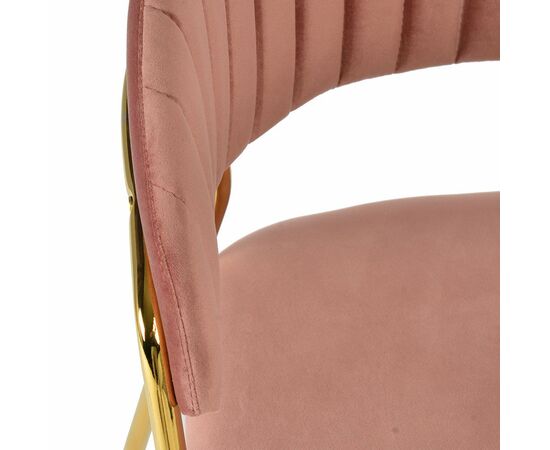 Комплект из 2-х стульев Turin пудровый с золотыми ножками, изображение 7 | Интернет магазин мебели и декора LifeDekor