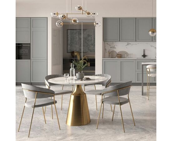 Комплект из 2-х стульев Turin чёрный с золотыми ножками, изображение 9 | Интернет магазин мебели и декора LifeDekor