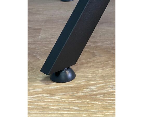 Стол овальный керамический Avilon 130-175*90*76 черный мрамор/черный, изображение 9 | Интернет магазин мебели и декора LifeDekor