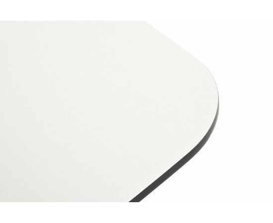 "Верона" журнальный стол из HPL 120х65, H40, каркас белый муар, цвет столешницы "молочный", изображение 5 | Интернет магазин мебели и декора LifeDekor