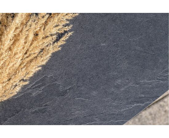 "Верона" журнальный стол из HPL 120х65, H40, каркас светло-серый (RAL 7035) муар, цвет столешницы "серый гранит", изображение 5 | Интернет магазин мебели и декора LifeDekor